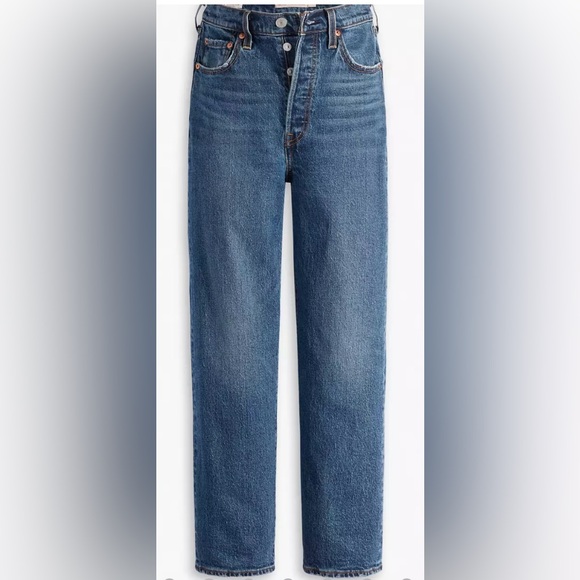 NWT LEVIS RIBCAGE STRAIGHT ANKLE WOMEN'S JEANS SIZE: 31 Waist, 27 length. - Picture 4 of 6